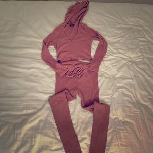 Extreme stretch two piece lounge set